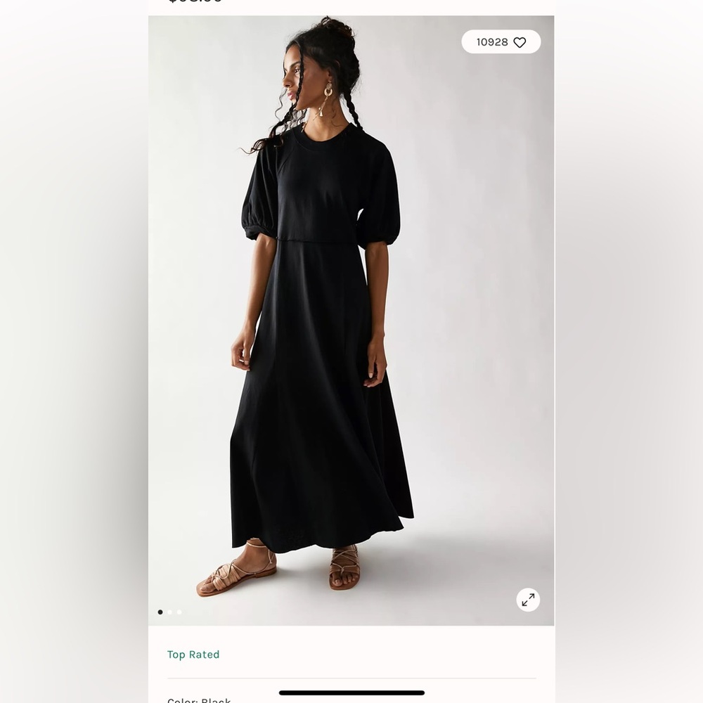 Free people Brentwood Maxi size XL in black